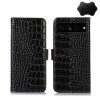 Crocodile Top Layer Cowhide Leather Phone Case
