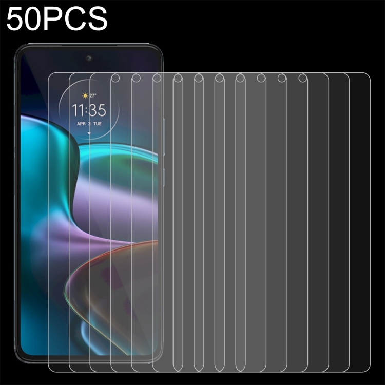 50 PCS 0.26mm 9H 2.5D Tempered Glass Film