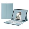 Round Cap Bluetooth Keyboard Leather Case with Pen Slot for Samsung Galaxy Tab S6 Lite / S7 / A7 10.4 2020