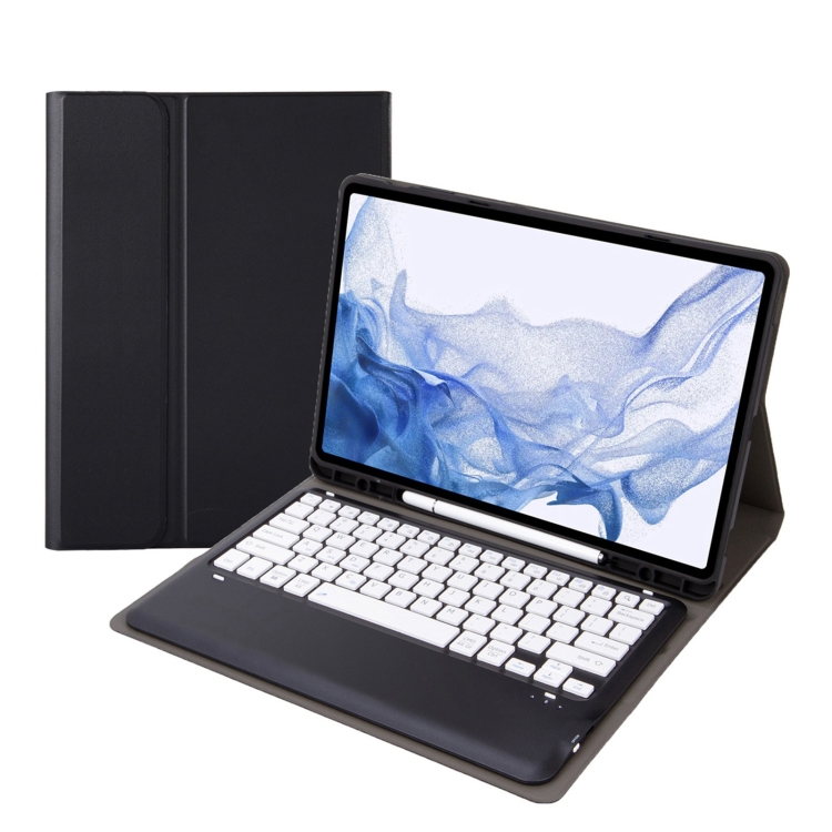 T800B Pen Slot Detachable Bluetooth Keyboard Leather Tablet Case