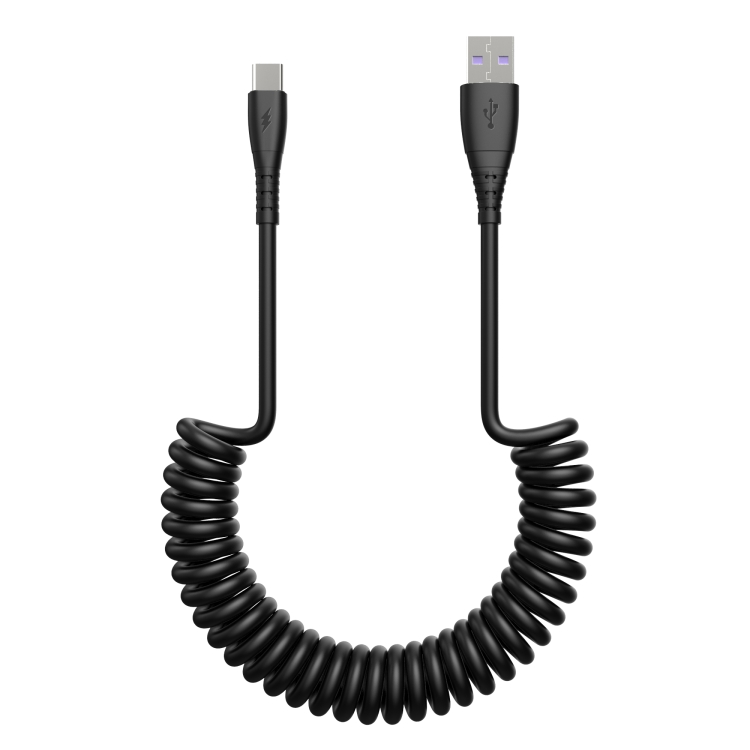 3A Type-C / USB-C Spring Charging Data Cable