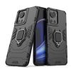 Shockproof PC + TPU Phone Case with Magnetic Ring Holder