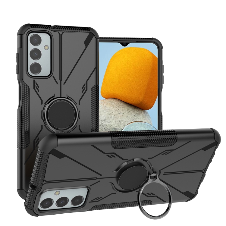 Armor Bear Shockproof PC + TPU Phone Case with Ring