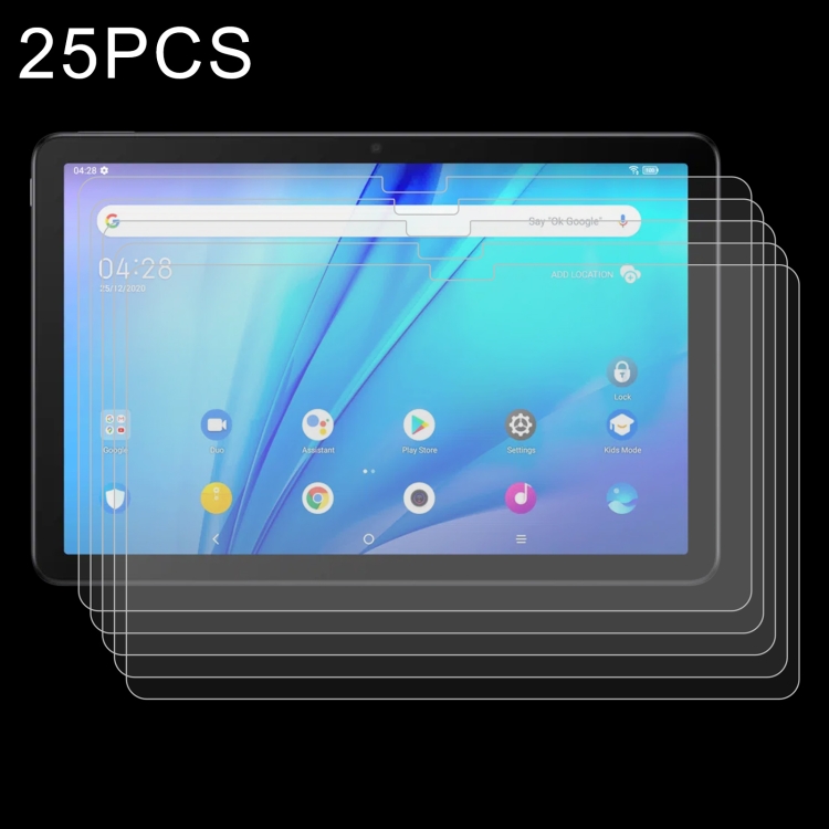 25 PCS 9H 2.5D Explosion-proof Tempered Tablet Glass Film For Lenovo Pad 2022 / M10 Plus Gen 3 10.6 / K10 Pro 10.6 inch WiFi Tablet / Redmi Pad 10.61