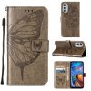 Embossed Butterfly Leather Phone Case