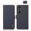 KHAZNEH Side-Magnetic Litchi Genuine Leather RFID Phone Case