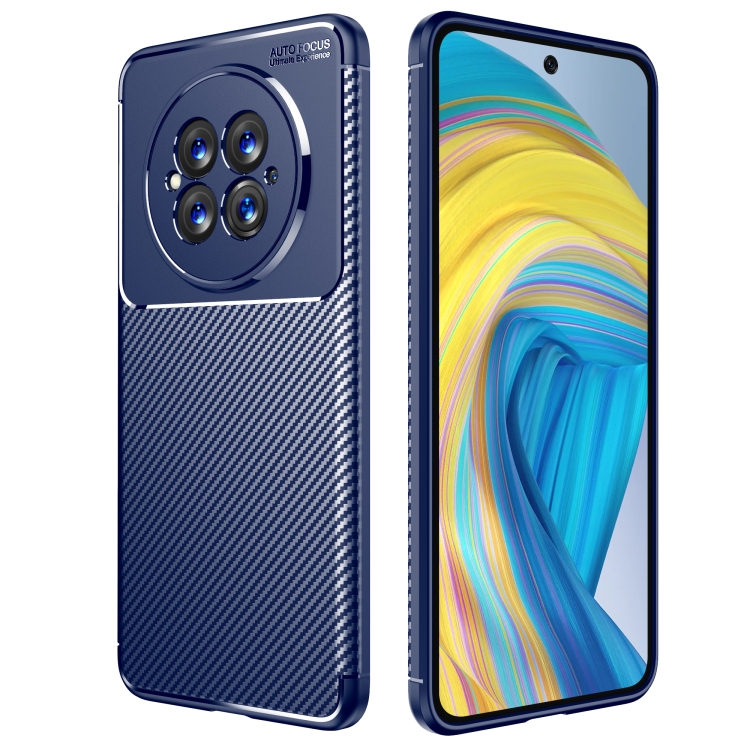 Carbon Fiber Texture Shockproof TPU Phone Case