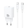 REMAX RP-U5 Extreme 2 Series 20W PD Charger + 1m USB-C / Type-C to 8 Pin Fast Charge Data Cable Set