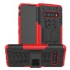 Tire Texture Shockproof TPU+PC Protective Case with Holder