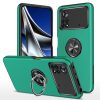 PC + TPU Shockproof Magnetic Phone Case with Invisible Ring Holder