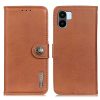 KHAZNEH Cowhide Texture Leather Phone Case