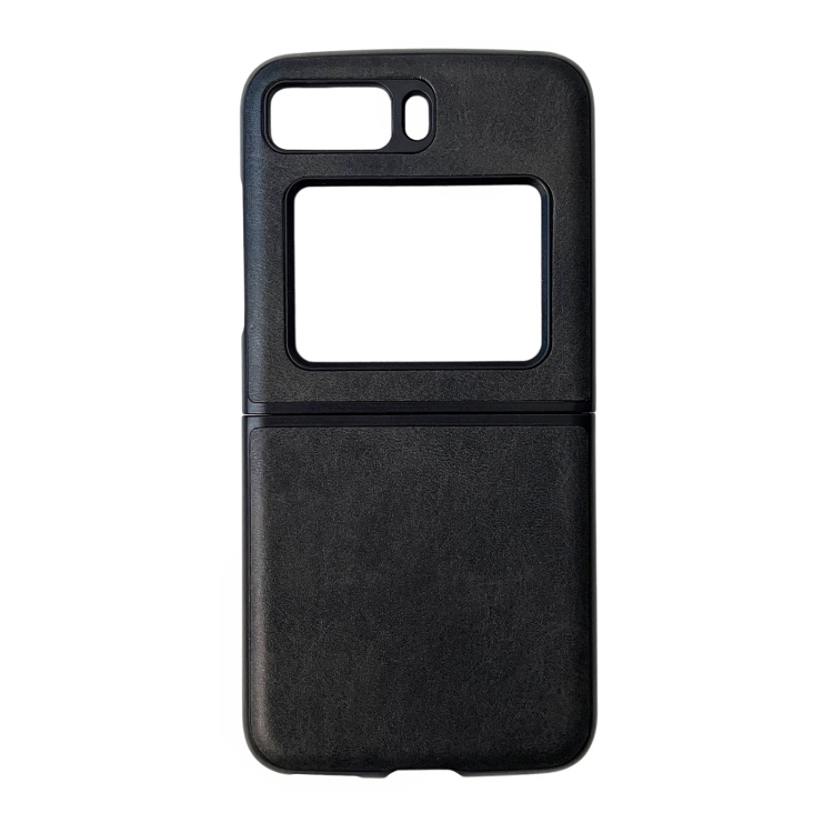 Two-color Cowhide Texture Top-grain Leather Phone Case