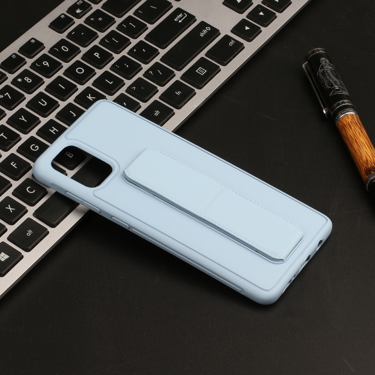 Shockproof Solid Color TPU Case with Wristband