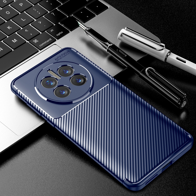 Carbon Fiber Texture Fine Hole TPU Phone Case