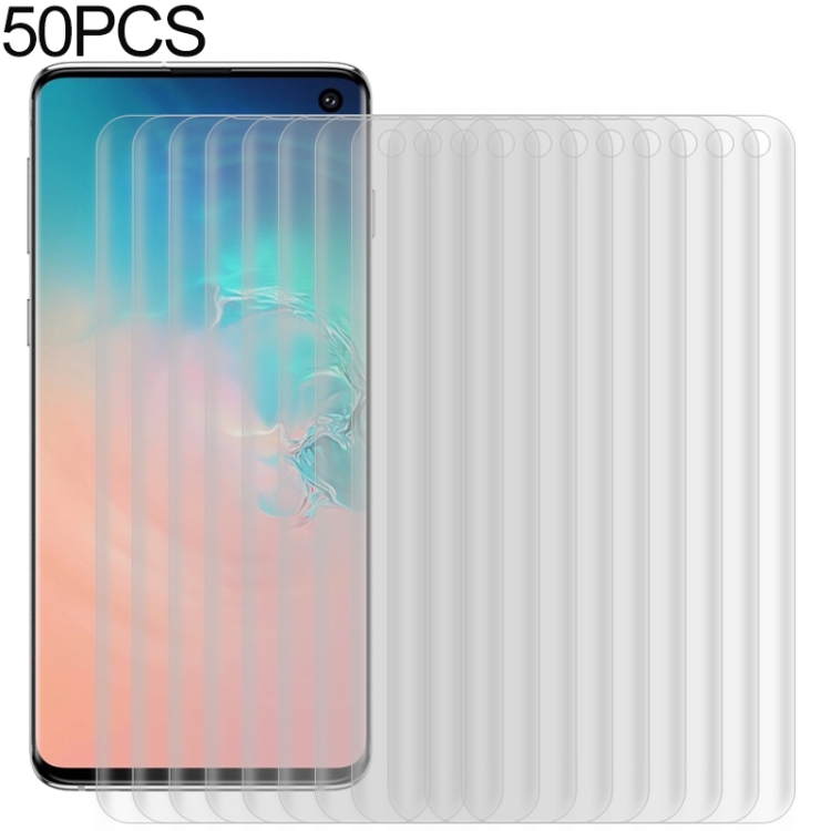 50 PCS 3D Curved Full Cover Soft PET Film Screen Protector