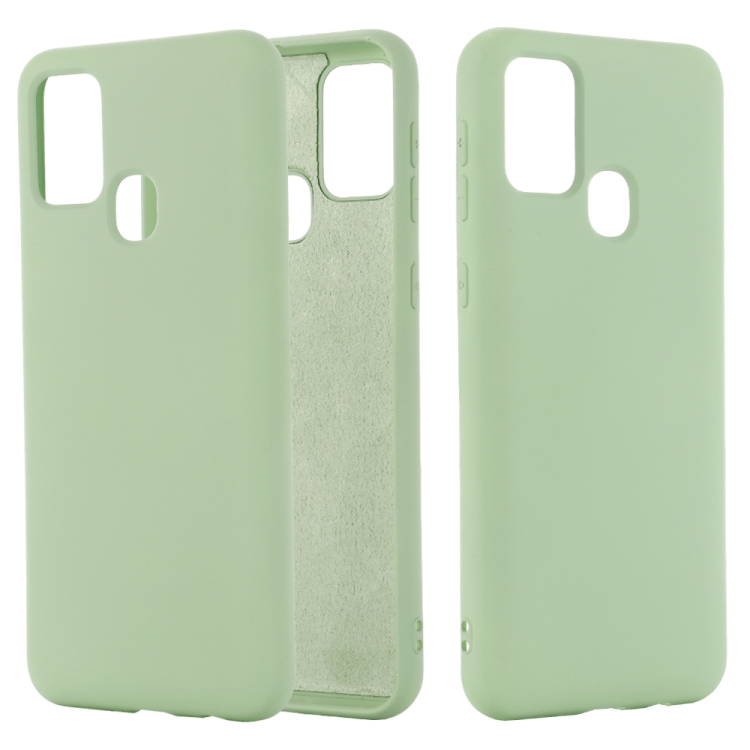 Shockproof Solid Color Liquid Silicone Full Coverage Protective Case