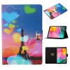 Coloured Drawing Pattern Horizontal Flip Leather Case with Holder & Card Slot & Sleep / Wake-up Function