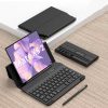 GKK Magnetic Folding Bluetooth Keyboard Leather Case with Pen