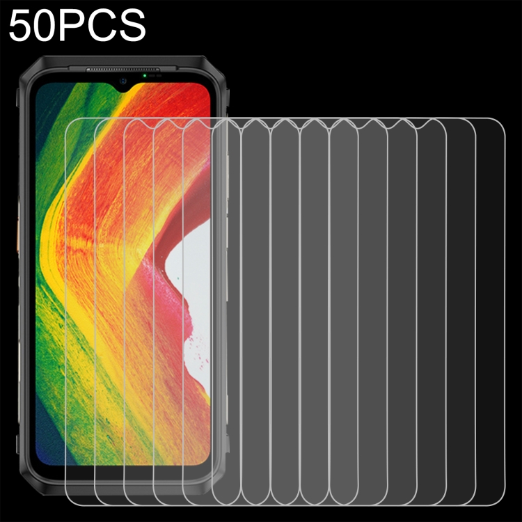 50pcs 0.26mm 9H 2.5D Tempered Glass Film