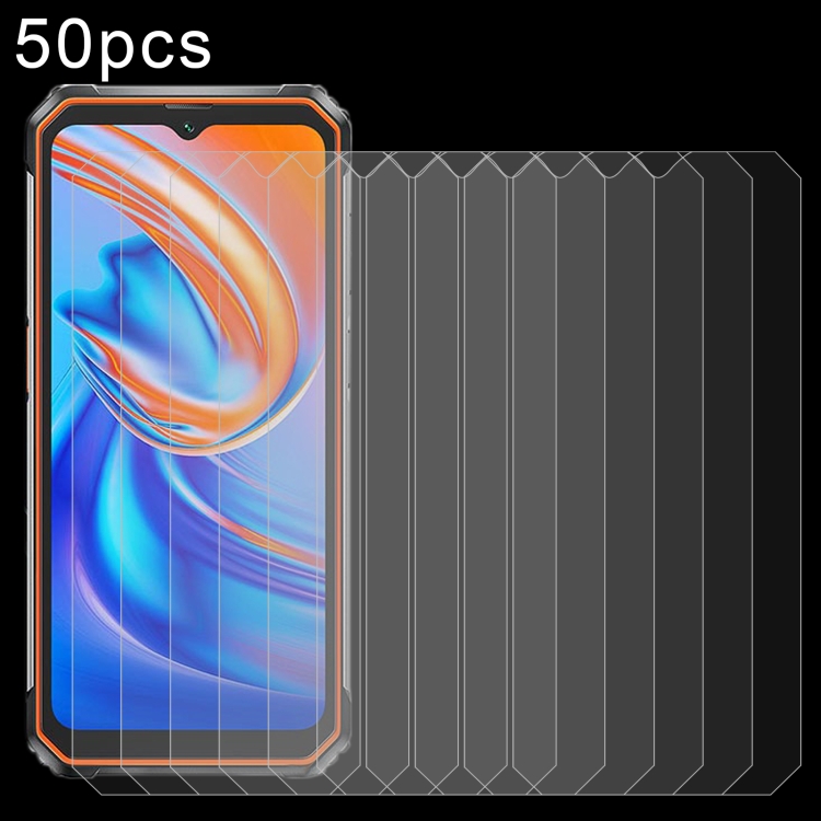 50 PCS 0.26mm 9H 2.5D Tempered Glass Film