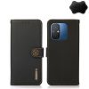 KHAZNEH Custer Texture RFID Genuine Leather Phone Case