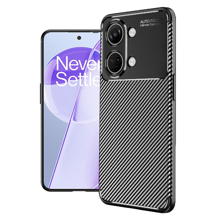 Carbon Fiber Texture Shockproof TPU Phone Case