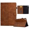 Rhombus Embossed Leather Tablet Case