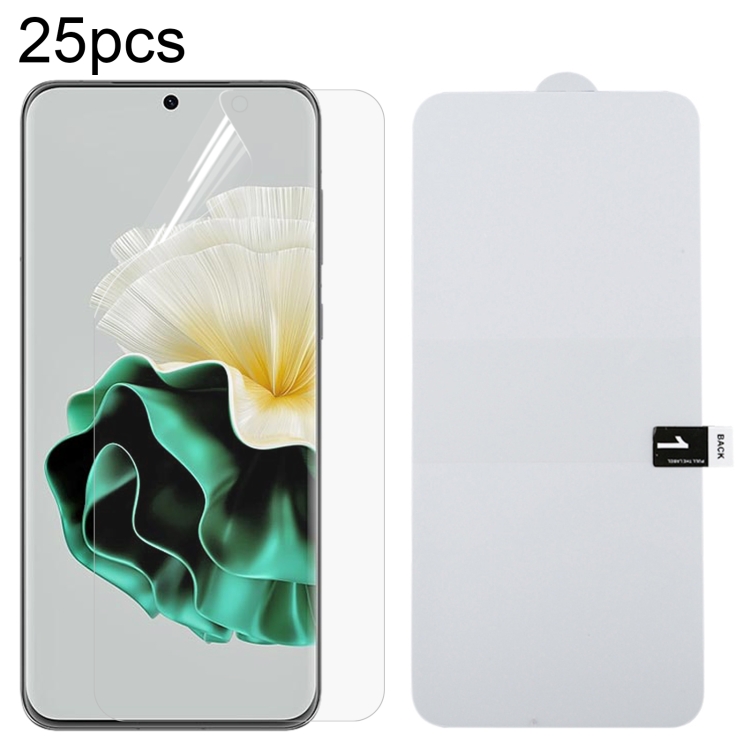 25pcs Full Screen Protector Explosion-proof Hydrogel Film