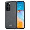 SULADA Shockproof TPU + Handmade Leather Protective Case