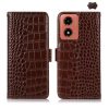 Crocodile Top Layer Cowhide Leather Phone Case