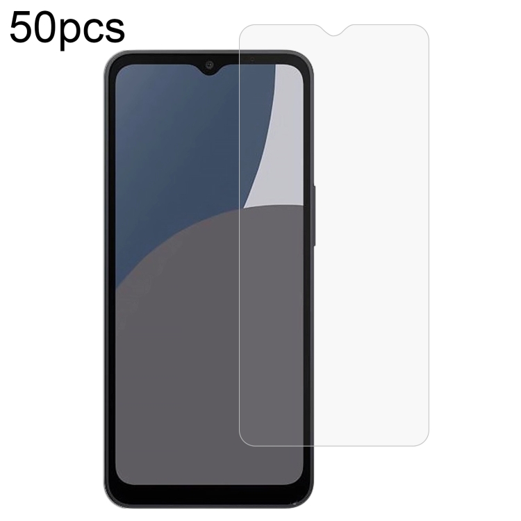 50pcs 0.26mm 9H 2.5D Tempered Glass Film