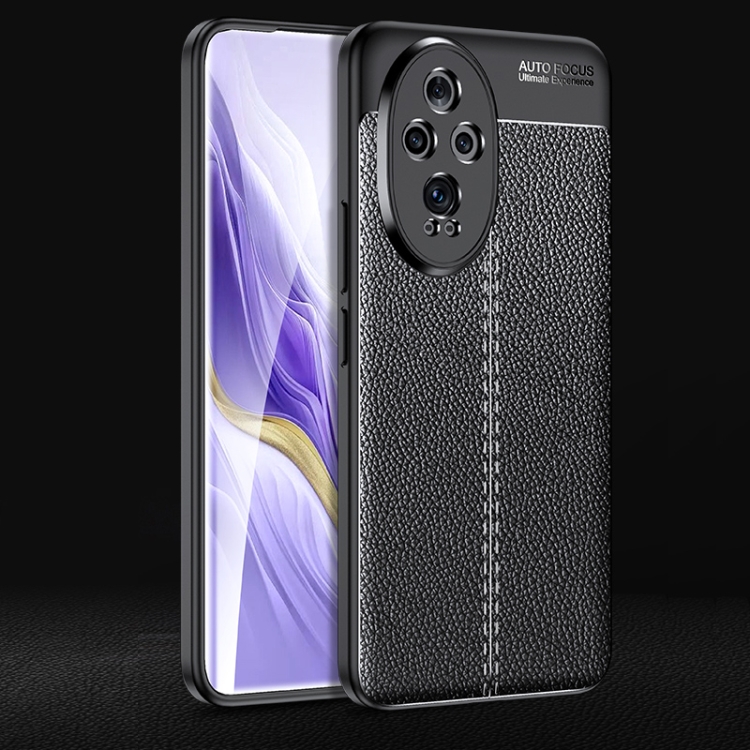 Litchi Texture Shockproof TPU Phone Case