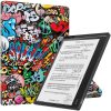 Painted Deformation TPU Leather Smart Tablet Case