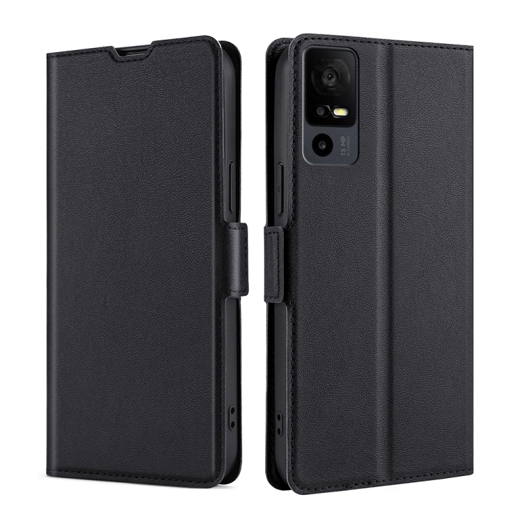 Ultra-thin Voltage Side Buckle Horizontal Flip Leather Phone Case