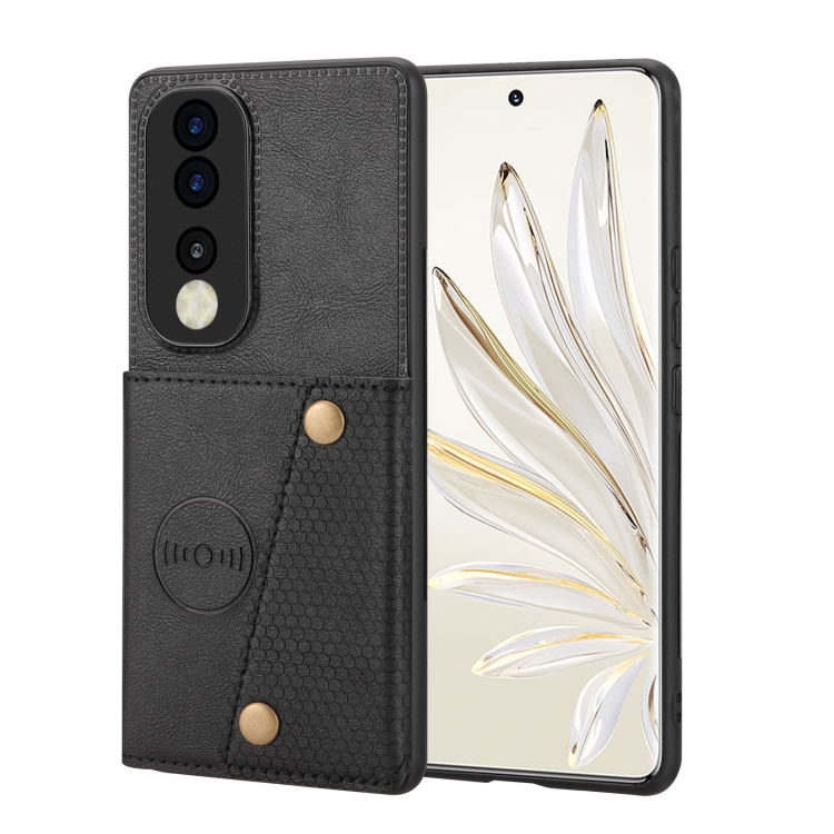 Double Buckle Card Slots Magnetic Phone Case