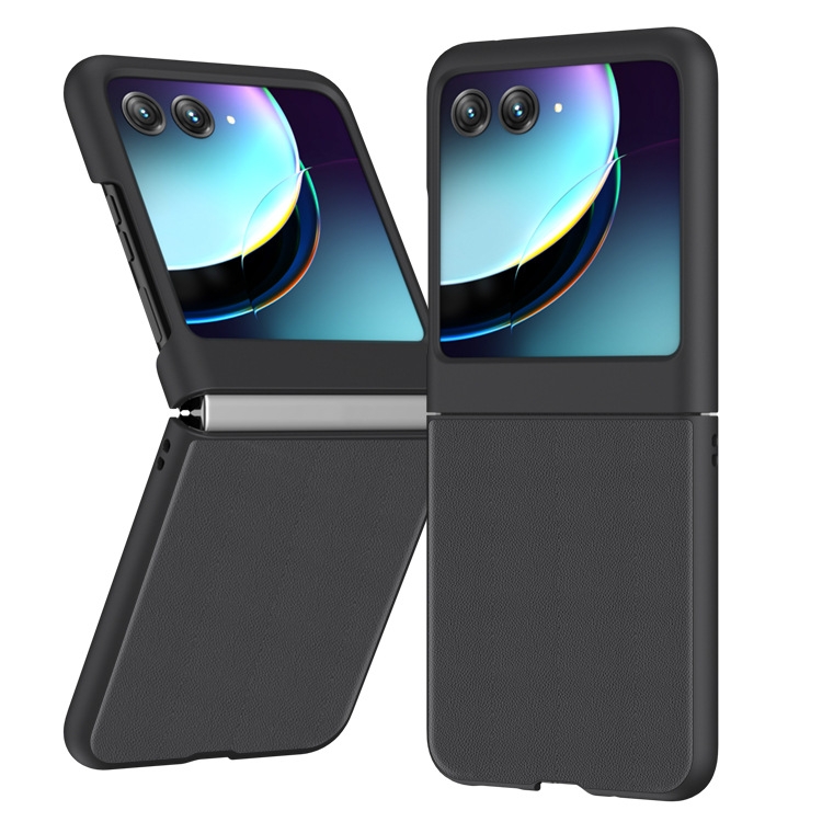 Ultra-thin Plain Skin Leather Phone Case