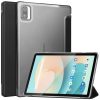 3-fold Semi-transparent Frosted Smart Leather Tablet Case