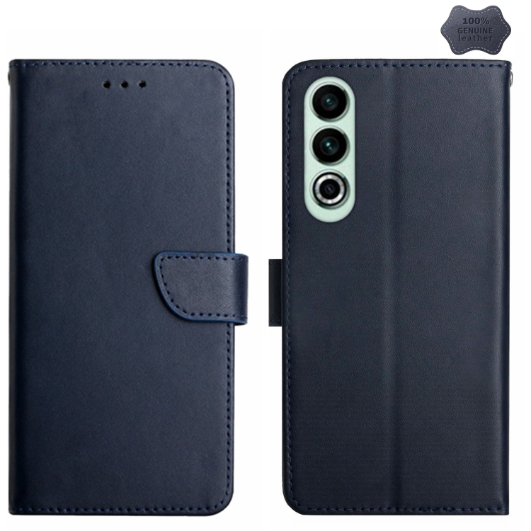 Genuine Leather Fingerprint-proof Flip Phone Case