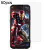 50pcs 0.26mm 9H 2.5D Tempered Glass Film