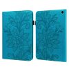 Lace Flower Embossing Pattern Leather Tablet Case