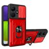 Sliding Camshield TPU+PC Phone Case with Card Slot
