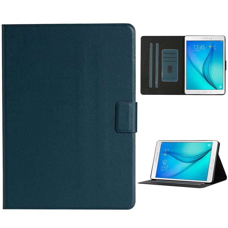 Solid Color Horizontal Flip Leather Case with Card Slots & Holder & Sleep / Wake-up Function