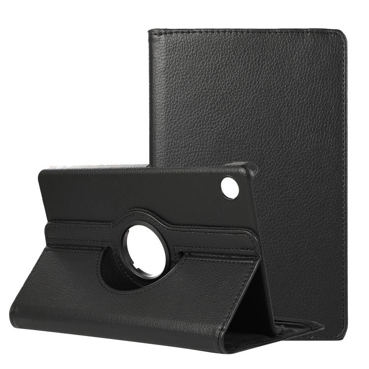 For Huawei MatePad T8 / C3 8 inch Litchi Texture Horizontal Flip 360 Degrees Rotation Leather Case with Holder