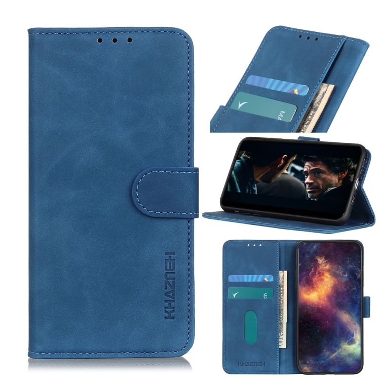 For OnePlus Nord PlKHAZNEH Retro Texture PU + TPU Horizontal Flip Leather Case with Holder & Card Slots & Wallet