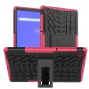 Tire Texture Shockproof TPU+PC Protective Case with Holder