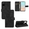 Solid Color Skin Feel Magnetic Buckle Horizontal Flip Calf Texture PU Leather Case with Holder & Card Slots & Wallet