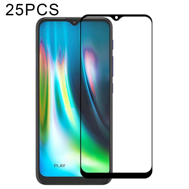 25 PCS Full Glue Full Screen Tempered Glass Film