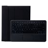 T098B-A Pressed Skin Texture TPU Detachable Candy Colors Bluetooth Keyboard Protective Case for iPad Air 4 10.9 inch (2020), with Stand & Pen Slot & Touch