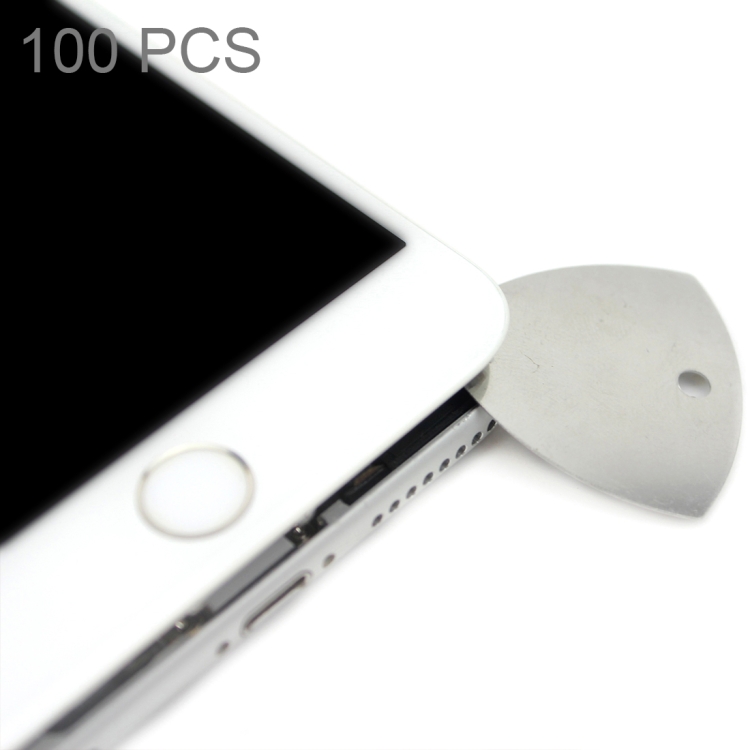 100 PCS JIAFA P8819 Stainless Steel Phone Repair Triangle Opening Picks