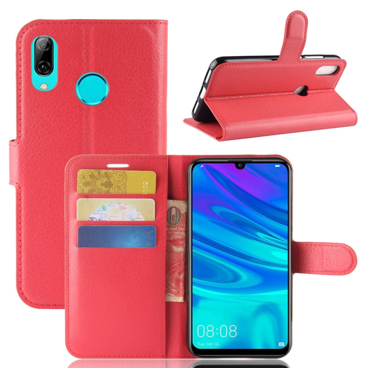 Litchi Texture Horizontal Flip Leather Case for Huawei P30 Lite, with Wallet & Holder & Card Slots